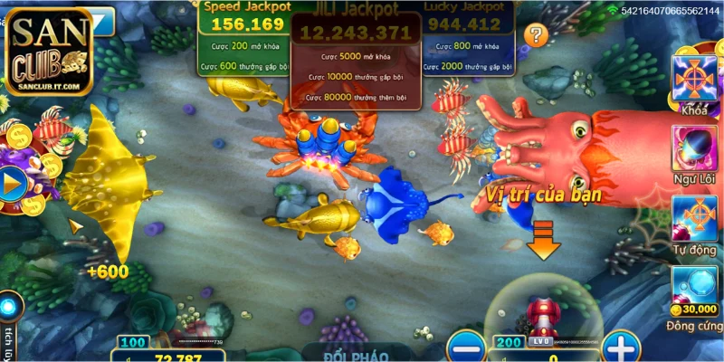 Tại sao nổ hũ bắn cá SANCLUB lại thu hút người chơi?